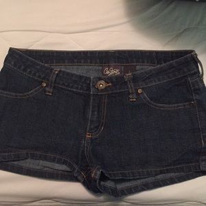 Juniors denim shorts